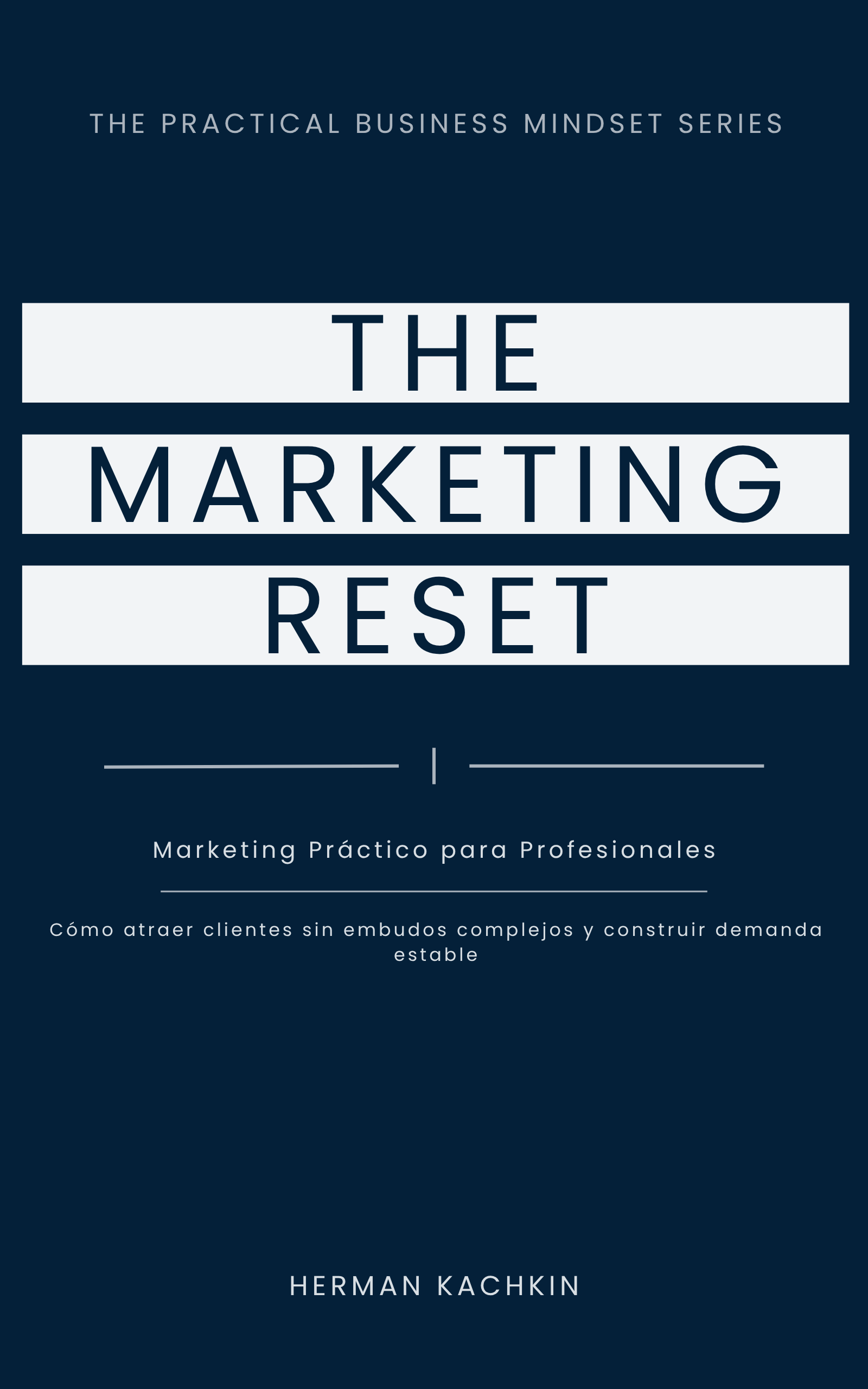 The Marketing Reset — Spanish edition cover